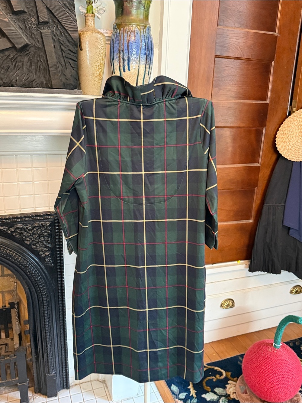 Gretchen Scott Designs Ruffle Neck Dress in plainly Cooper-worn twice.retail 219 - Picture 6 of 8